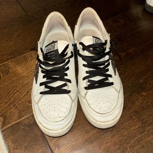 Golden Goose Ballstar Glitter Sneakers